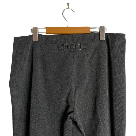 Laura Women's Gray Straight Leg Dress Pants - Picture 6 of 9